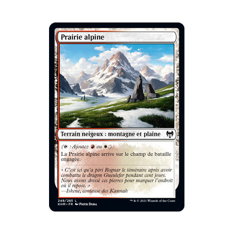 (Foil) Terrain - Prairie alpine (C) [KHM]