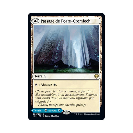 (Foil) Terrain - Passage de Porte-Cromlech // Passage de Portebrume (V1) (R) [KHM]