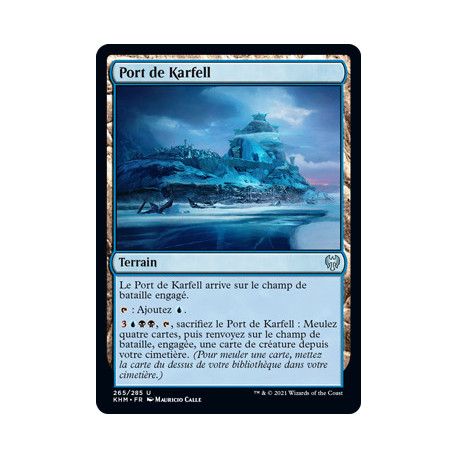 (Foil) Terrain - Port de Karfell (U) [KHM]