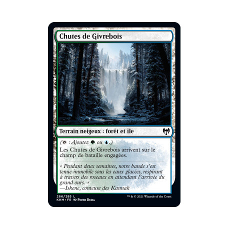 (Foil) Terrain - Chutes de Givrebois (C) [KHM]