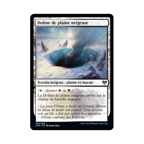 (Foil) Terrain - Doline de plaine neigeuse (C) [KHM]