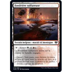 (Foil) Terrain - Fondrière sulfureuse (C) [KHM]