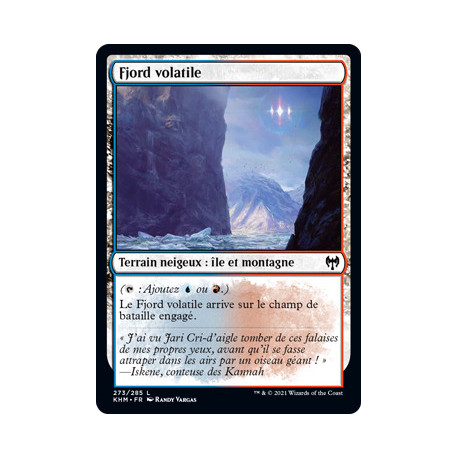 (Foil) Terrain - Fjord volatile (C) [KHM]