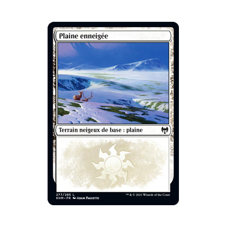 (Foil) Terrain - Plaine enneigée (V2) (L) [KHM]