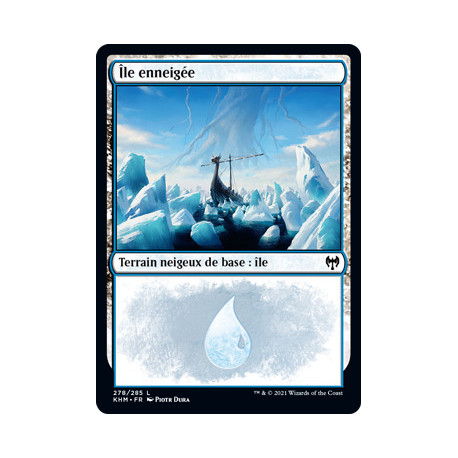 (Foil) Terrain - Île enneigée (V1) (L) [KHM]