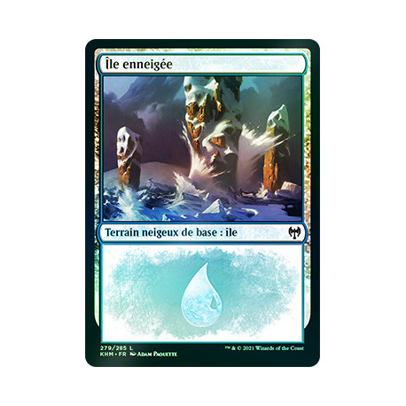 (Foil) Terrain - Île enneigée (V2) (L) [KHM]