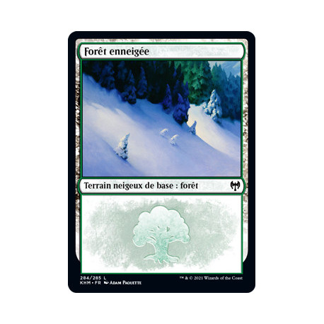 (Foil) Terrain - Forêt enneigée (V1) (L) [KHM]