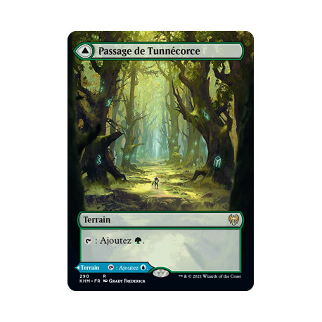 (Foil) Terrain - Passage de Tunnécorce // Passage de Fossemarée (V2, Borderless) (R) [KHM]