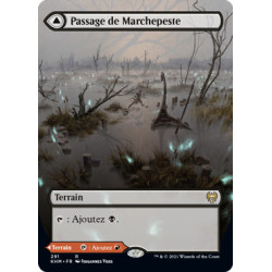 (Foil) Terrain - Passage de Marchepeste // Passage de Marchebrûle (V2, Borderless) (R) [KHM]