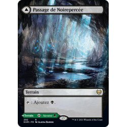(Foil) Terrain - Passage de Noirepercée // Passage de Perceserpent (V2, Borderless) (R) [KHM]