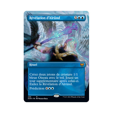 (Foil) Bleue - Révélation d'Alründ (V2, Borderless) (M) [KHM]