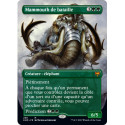(Foil) Verte - Mammouth de bataille (V2, Borderless) (M) [KHM]