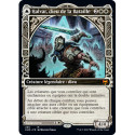 (Foil) Blanche - Halvar, dieu de la Bataille // Épée des royaumes (V2, Showcase Frame) (M) [KHM]
