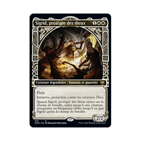 (Foil) Blanche - Sigrid, protégée des dieux (V2, Showcase Frame) (R) [KHM]