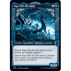 (Foil) Bleue - Inga Œil-de-rune (V2, Showcase Frame) (U) [KHM]