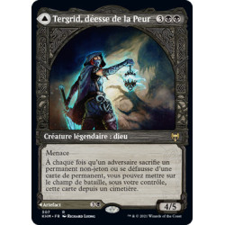 (Foil) Noire - Tergrid, déesse de la Peur // Lanterne de Tergrid (V2, Showcase Frame) (R) [KHM]