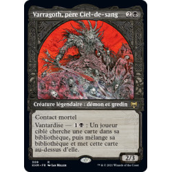 (Foil) Noire - Varragoth, père Ciel-de-sang (V2, Showcase Frame) (R) [KHM]