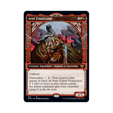 (Foil) Rouge - Arni Frontcassé (V2, Showcase Frame) (R) [KHM]