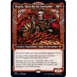 (Foil) Rouge - Magda, Hors-la-loi intrépide (V2, Showcase Frame) (R) [KHM]