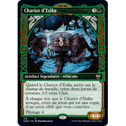 (Foil) Verte - Chariot d'Esika (V2, Showcase Frame) (R) [KHM]