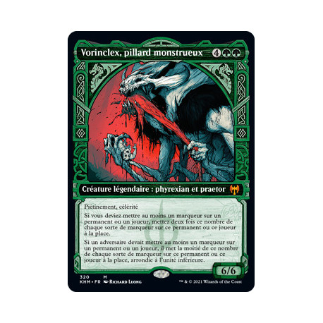 (Foil) Verte - Vorinclex, pillard monstrueux (V2, Showcase Frame) (M) [KHM]