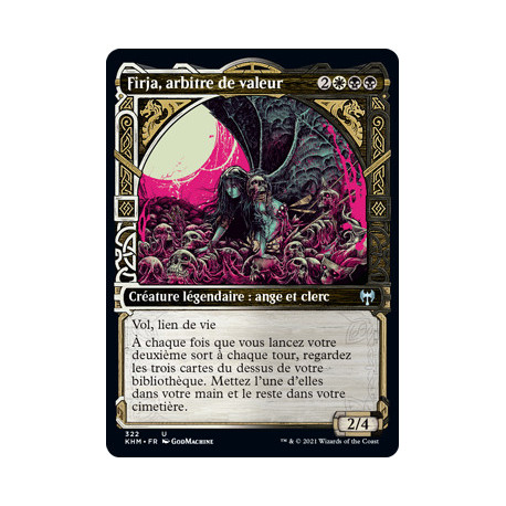 (Foil) Multicolore - Firja, arbitre de valeur (V2, Showcase Frame) (U) [KHM]