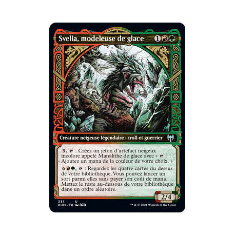 (Foil) Multicolore - Svella, modeleuse de glace (V2, Showcase Frame) (U) [KHM]