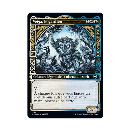 (Foil) Multicolore - Veiga, le gardien (V2, Showcase Frame) (U) [KHM]