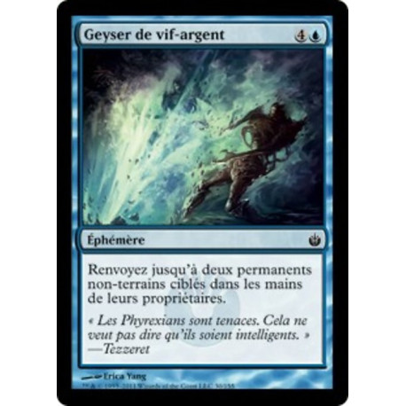 (Foil) Bleue - Geyser de vif-argent (C) [MBS]