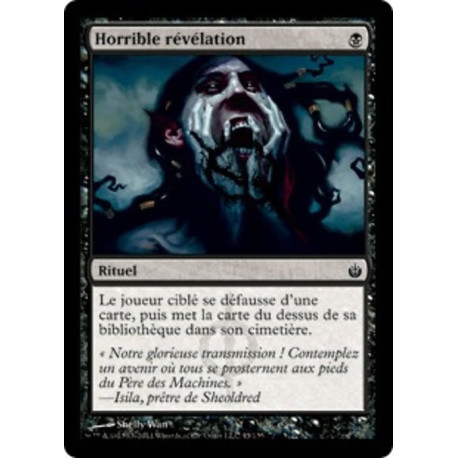 (Foil) Noire - Horrible révélation (C) [MBS]