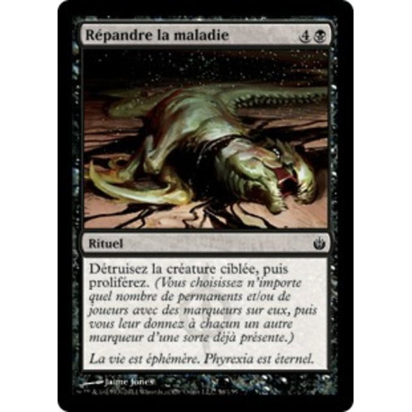 (Foil) Noire - Répandre la maladie (C) [MBS]