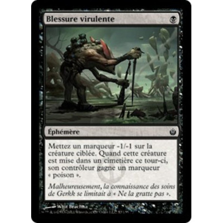 (Foil) Noire - Blessure virulente (C) [MBS]