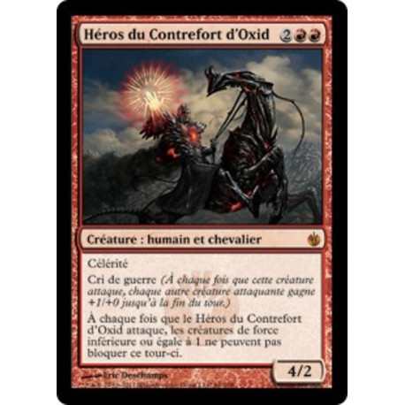 (Foil) Rouge - Héros du Contrefort d'Oxid (M) [MBS]