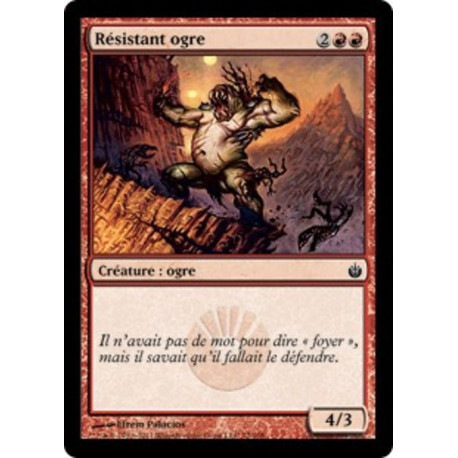 (Foil) Rouge - Résistant ogre (C) [MBS]