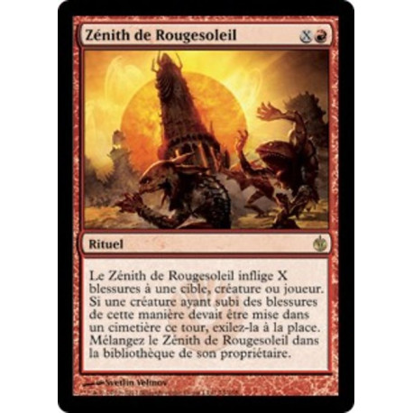 (Foil) Rouge - Zénith de Rougesoleil (R) [MBS]