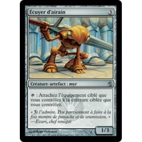 (Foil) Incolore - Écuyer d'airain (U) [MBS]