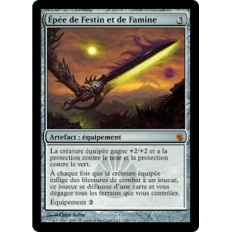(Foil) Incolore - Épée de Festin et de Famine (M) [MBS]