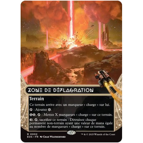 (Foil) Terrain - Zone de déflagration (R) [EOS]