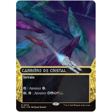 (Foil) Terrain - Carrière de cristal (R) [EOS]