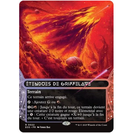 (Foil) Terrain - Étendues de Griffelave (R) [EOS]