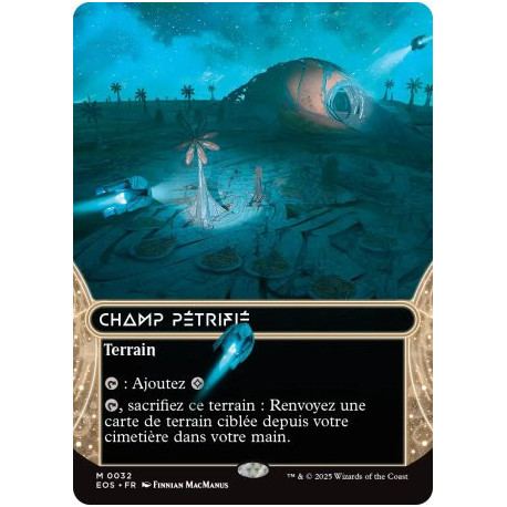 (Foil) Terrain - Champ pétrifié (M) [EOS]