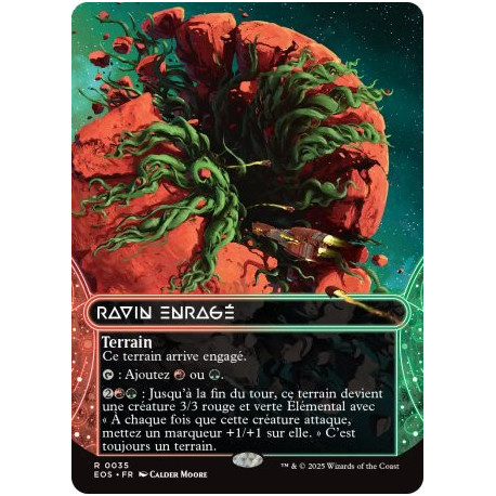 (Foil) Terrain - Ravin enragé (R) [EOS]