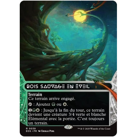 (Foil) Terrain - Bois sauvage en éveil (R) [EOS]