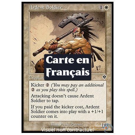 (Foil) Blanche - Soldat ardent (C) [INV]