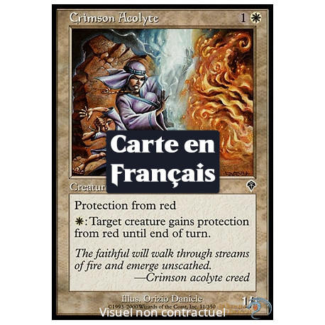 (Foil) Blanche - Acolyte pourpre (C) [INV]