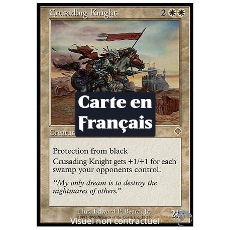 (Foil) Blanche - Chevalier en croisade (R) [INV]