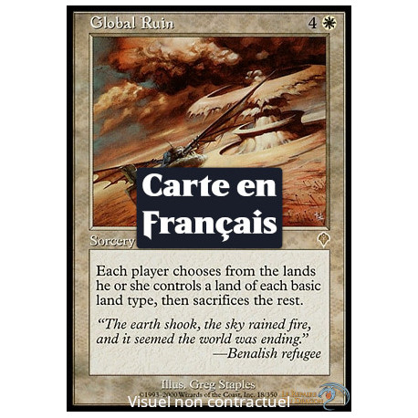 (Foil) Blanche - Destruction globale (R) [INV]
