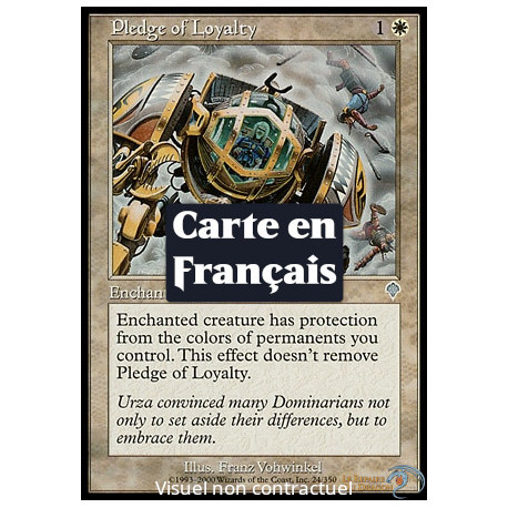 (Foil) Blanche - Promesse de loyauté (U) [INV]