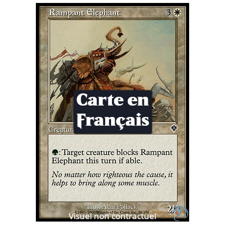 (Foil) Blanche - Éléphant déchaîné (C) [INV]