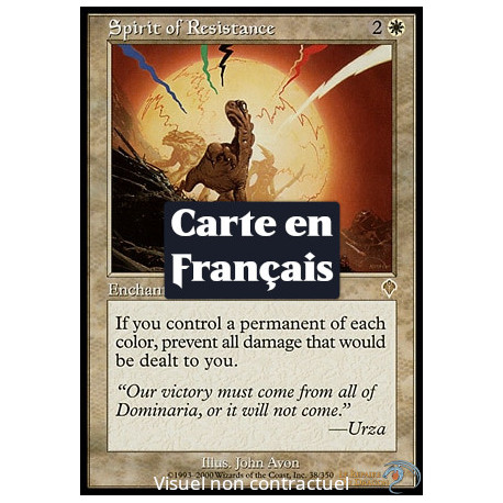 (Foil) Blanche - Esprit de résistance (R) [INV]